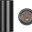 Load image into Gallery viewer, Figurati Designs Docking Cover - Long - Black - Sugar Skull - Side View