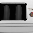 Load image into Gallery viewer, Figurati Designs Docking Cover - Long - Black - Sugar Skull - Back View