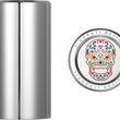 Load image into Gallery viewer, Figurati Designs Docking Cover - Long - Mirror Polished - Sugar Skull - Side View