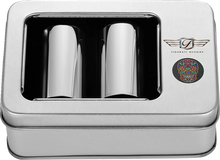 Load image into Gallery viewer, Figurati Designs Docking Cover - Long - Mirror Polished - Sugar Skull - Back View