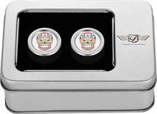 Load image into Gallery viewer, Figurati Designs Docking Cover - Medium - Black - Sugar Skull - Installation View