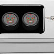 Load image into Gallery viewer, Figurati Designs Docking Cover - Short - Black - Sugar Skull - Back View