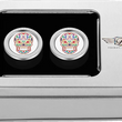 Load image into Gallery viewer, Figurati Designs Docking Cover - Short - Mirror Polished - Sugar Skull - Side View