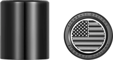 Load image into Gallery viewer, Figurati Designs Docking Hardware Covers - American Flag - Short - Contrast Cut - Black FD26-DC-2530-BK - Back View