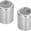 Load image into Gallery viewer, Figurati Designs Docking Hardware Covers - American Flag - Short - Contrast Cut - Stainless Steel - Main Product View