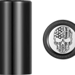 Load image into Gallery viewer, Figurati Designs Docking Hardware Covers - American Flag Skull - Contrast Cut - Black - Main Product View