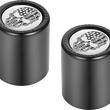 Load image into Gallery viewer, Figurati Designs Docking Hardware Covers - American Flag Skull - Short - Contrast Cut - Black - Side View
