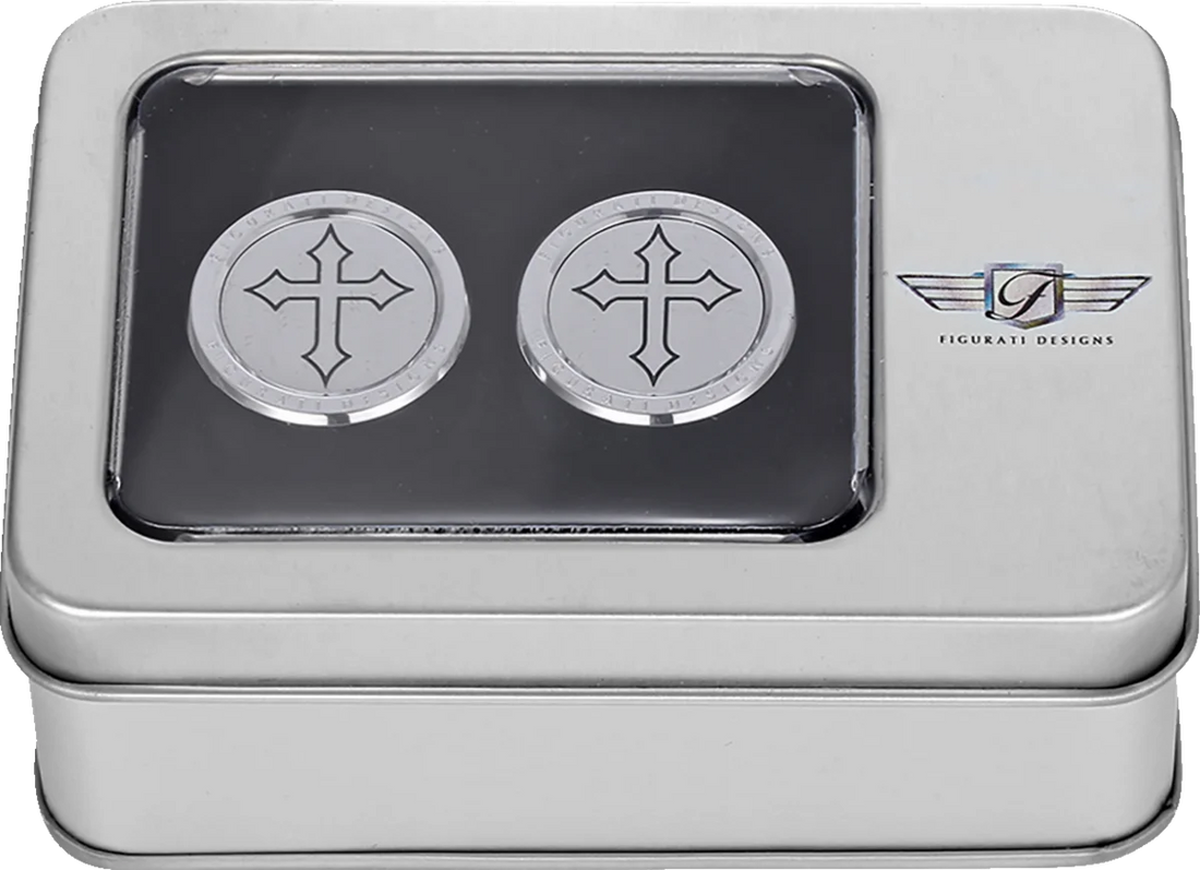 Figurati Designs Docking Hardware Covers - Cross - Back View
