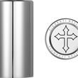 Load image into Gallery viewer, Figurati Designs Docking Hardware Covers - Cross - Long Stainless Steel - Main Product View