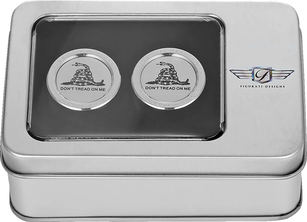 Figurati Designs Docking Hardware Covers - Don't Tread On Me - Back View
