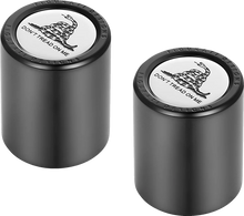 Load image into Gallery viewer, Figurati Designs Docking Hardware Covers - Don't Tread On Me - Black - Side View