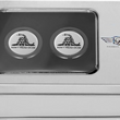 Load image into Gallery viewer, Figurati Designs Docking Hardware Covers - Don't Tread On Me - Black - Back View