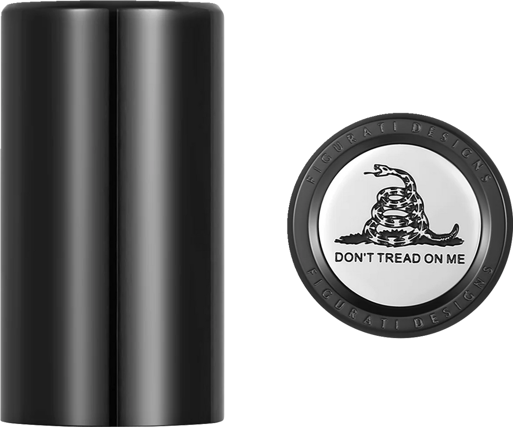 Figurati Designs Docking Hardware Covers - Don't Tread On Me - Long - Black - Main Product View