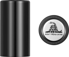 Load image into Gallery viewer, Figurati Designs Docking Hardware Covers - Don't Tread On Me - Long - Black - Main Product View