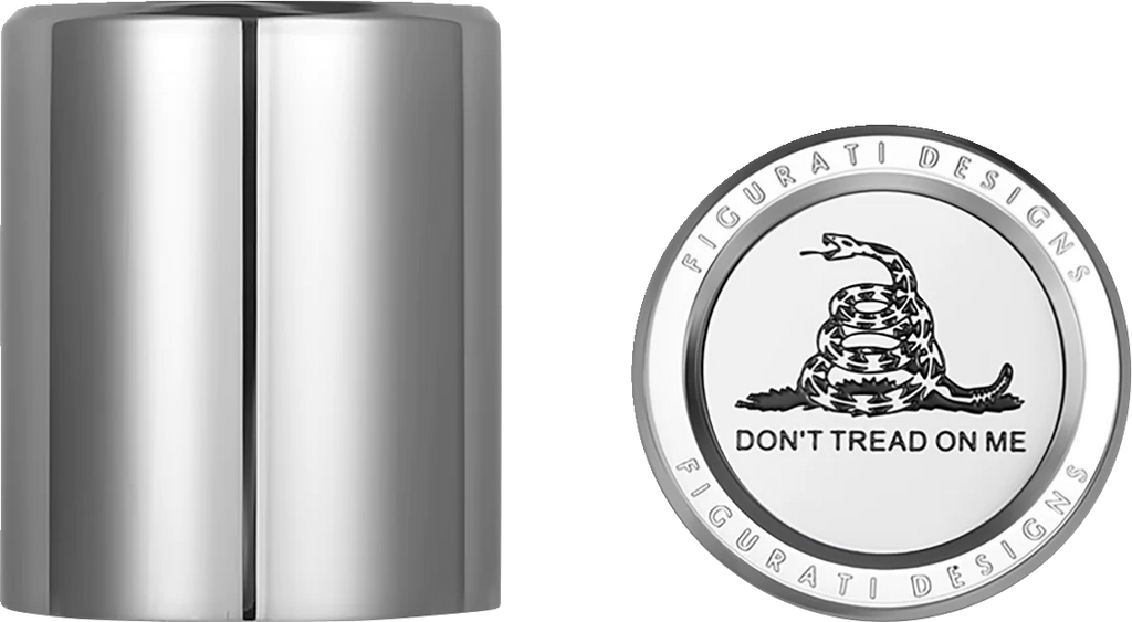 Figurati Designs Docking Hardware Covers - Don't Tread On Me - Short - Stainless Steel - Main Product View