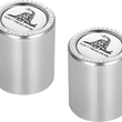 Load image into Gallery viewer, Figurati Designs Docking Hardware Covers - Don't Tread On Me - Short - Stainless Steel - Back View