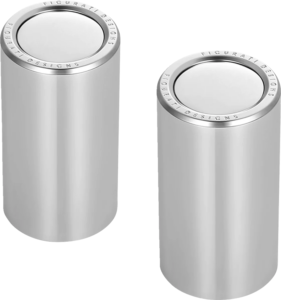 Figurati Designs Docking Hardware Covers - Long - Stainless Steel - Side View