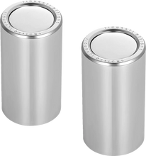 Load image into Gallery viewer, Figurati Designs Docking Hardware Covers - Long - Stainless Steel - Side View