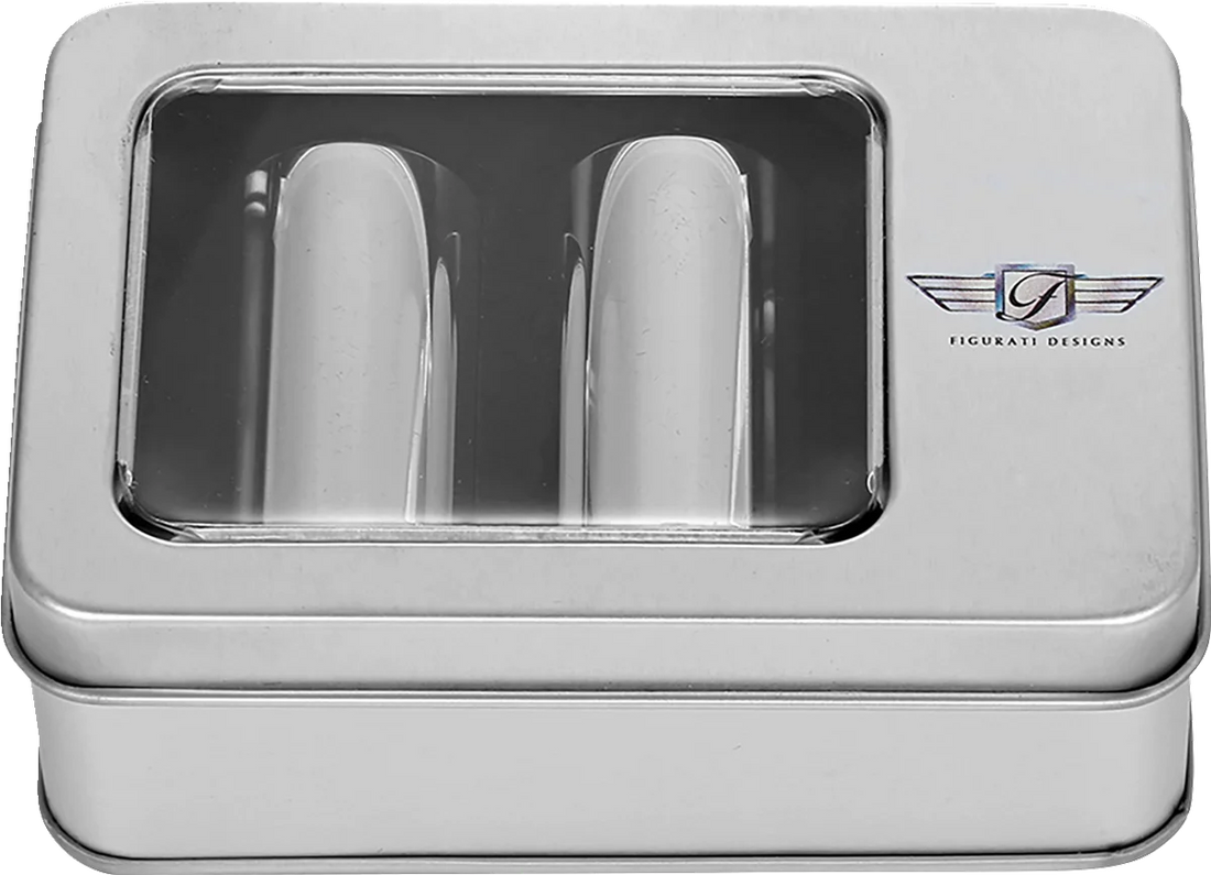 Figurati Designs Docking Hardware Covers - Long - Stainless Steel - Back View