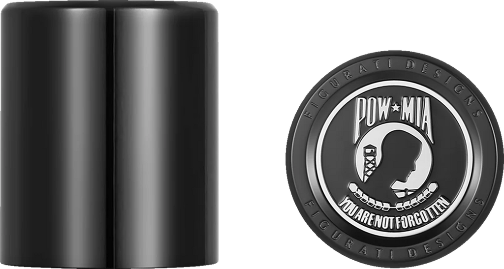 Figurati Designs Docking Hardware Covers - POW MIA - Black - Main Product View
