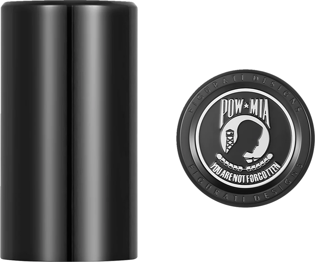 Figurati Designs Docking Hardware Covers - POW MIA - Long - Black - Main Product View