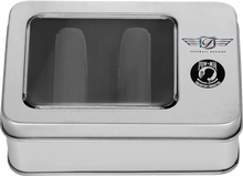 Load image into Gallery viewer, Figurati Designs Docking Hardware Covers - POW MIA - Long - Black - Back View