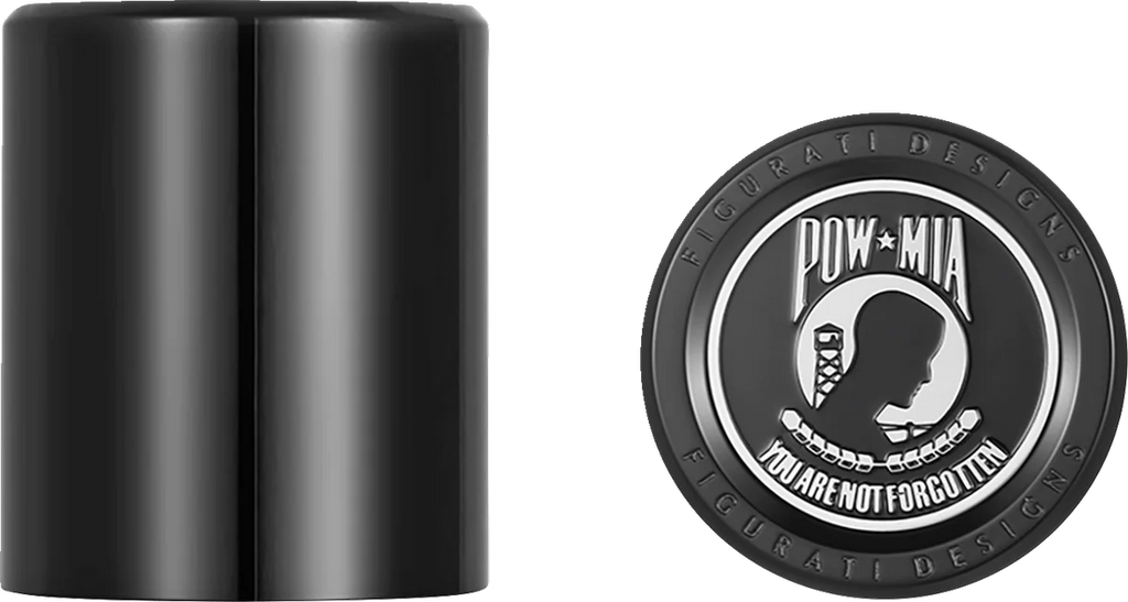 Figurati Designs Docking Hardware Covers - POW MIA - Short - Black - Main Product View