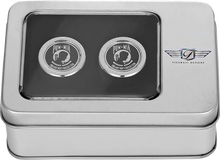 Load image into Gallery viewer, Figurati Designs Docking Hardware Covers - POW MIA - Short - Stainless Steel - Side View