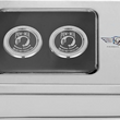 Load image into Gallery viewer, Figurati Designs Docking Hardware Covers - POW MIA - Stainless Steel - Back View