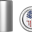 Load image into Gallery viewer, Figurati Designs Docking Hardware Covers - Red/White/Blue American Flag Skull - Short - Main Product View