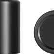 Load image into Gallery viewer, Figurati Designs Docking Hardware Covers - Short - Black - Main Product View