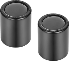 Load image into Gallery viewer, Figurati Designs Docking Hardware Covers - Short - Black - Back View