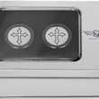 Load image into Gallery viewer, Figurati Designs Docking Hardware Covers - Short - Cross - Black - Side View