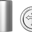 Load image into Gallery viewer, Figurati Designs Docking Hardware Covers - Short - Cross - Stainless Steel - Main Product View