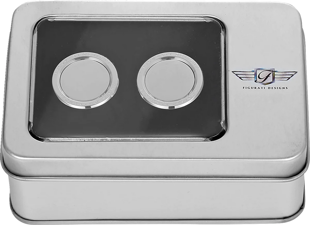 Figurati Designs Docking Hardware Covers - Short - Stainless Steel - Side View