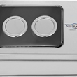 Load image into Gallery viewer, Figurati Designs Docking Hardware Covers - Stainless Steel - Back View
