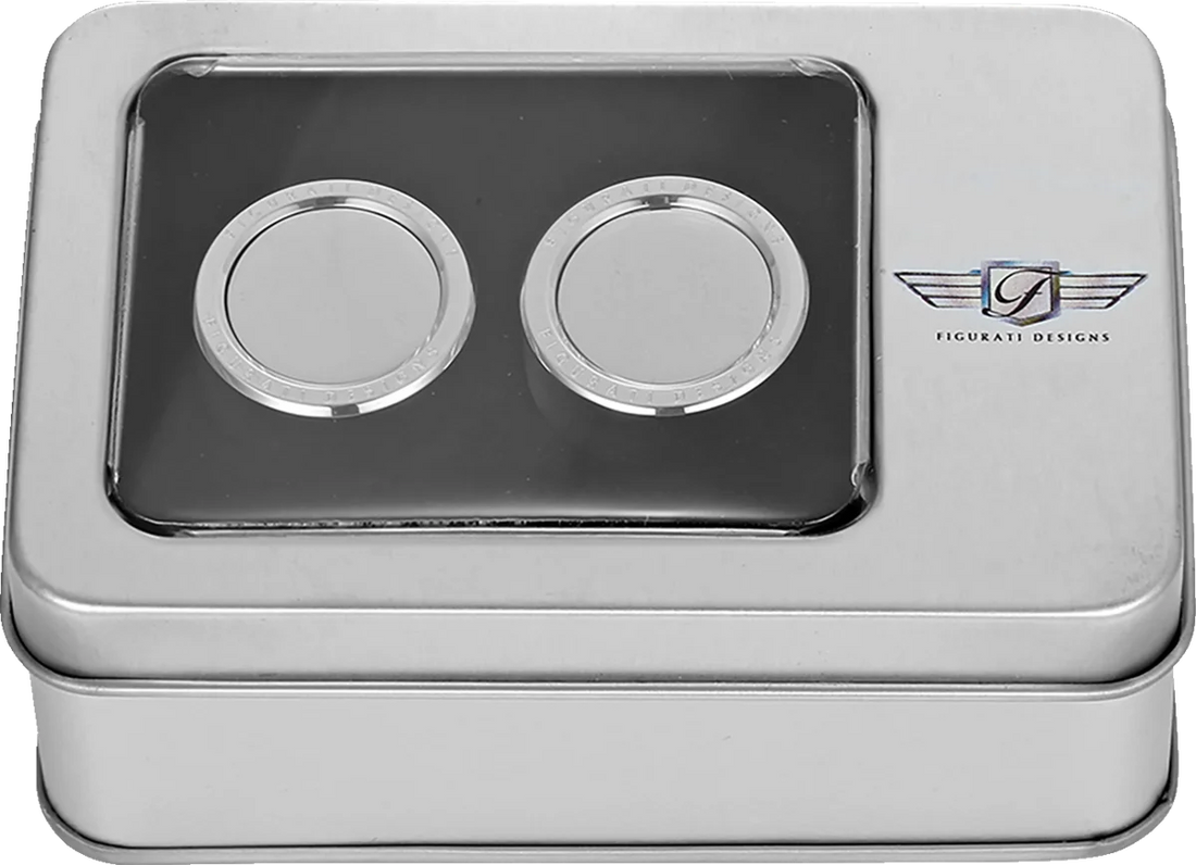 Figurati Designs Docking Hardware Covers - Stainless Steel - Back View