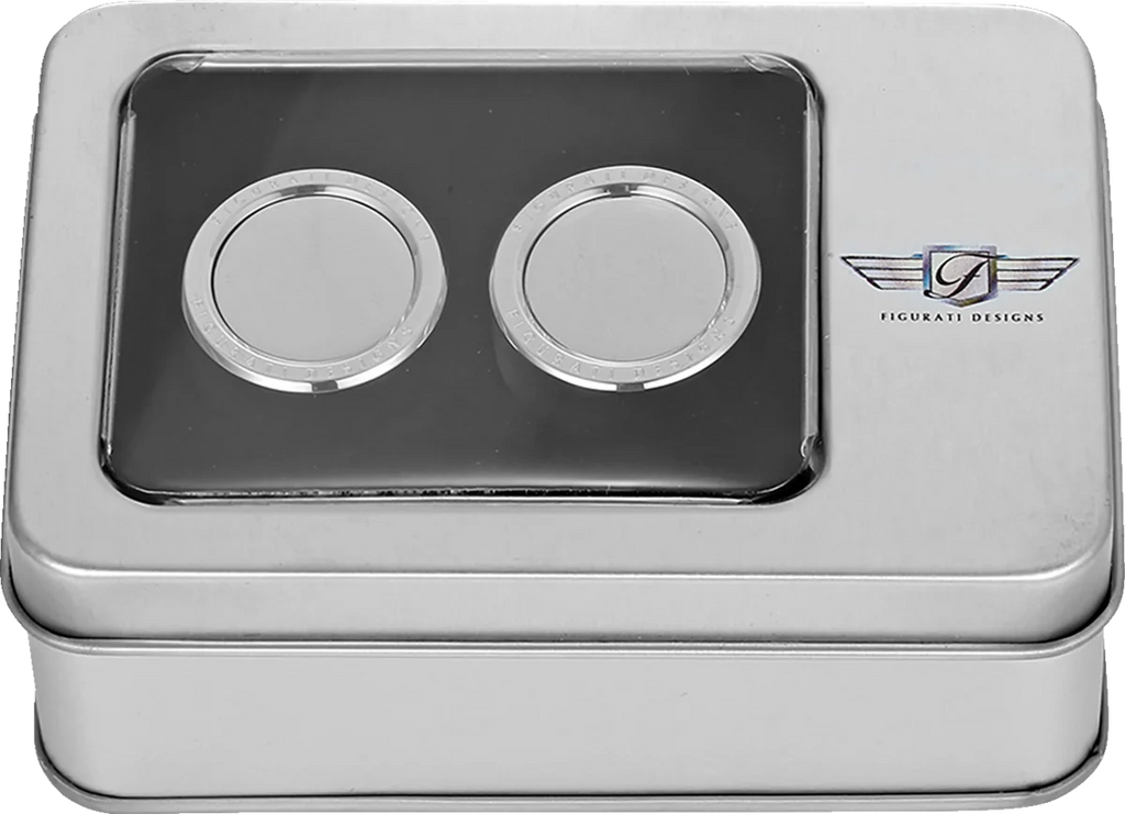 Figurati Designs Docking Hardware Covers - Stainless Steel - Back View