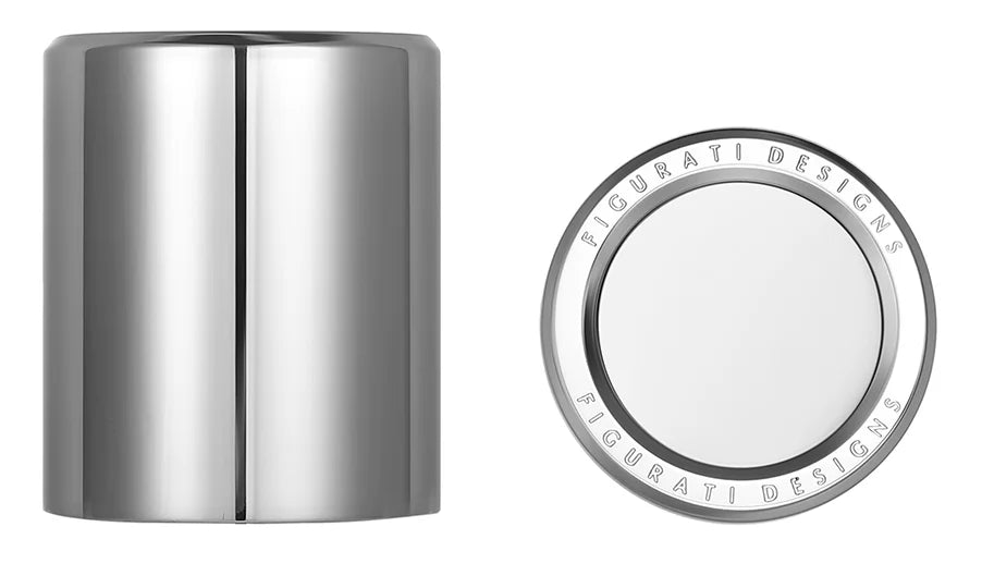 Figurati Designs Docking Hardware Covers - Stainless Steel - Installation View