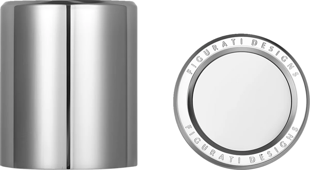 Figurati Designs Docking Hardware Covers - Stainless Steel - Side View