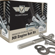 Load image into Gallery viewer, Figurati Designs Engine Bolt Kit - Polished - M8 - Main Product View