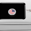 Load image into Gallery viewer, Figurati Designs Heel-Toe Shifter Cover - American Flag - Red/White/Blue - Back View