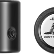 Load image into Gallery viewer, Figurati Designs Heel-Toe Shifter Cover - Don't Tread On Me - Black - Back View