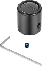 Load image into Gallery viewer, Figurati Designs Heel-Toe Shifter Cover - Logo - Black - Main Product View