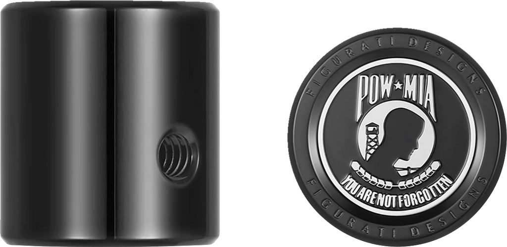 Figurati Designs Heel-Toe Shifter Cover - POW MIA - Black - Side View