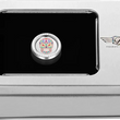 Load image into Gallery viewer, Figurati Designs Heel-Toe Shifter Cover - Sugar Skull - Stainless Steel - Side View