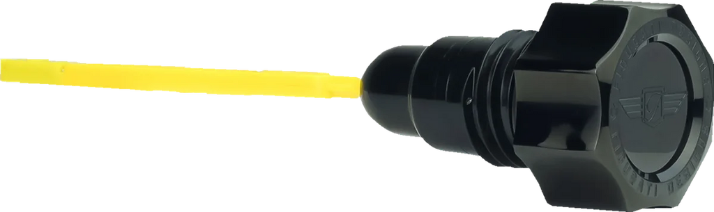 Figurati Designs Oil Dipstick - Smooth - Black - Twin Cam - Main Product View