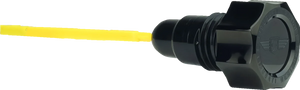 Figurati Designs Oil Dipstick - Smooth - Black - Twin Cam - Main Product View