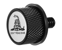 Load image into Gallery viewer, Figurati Designs Seat Mounting Knob - Black - Don't Tread On Me - Main Product View