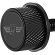 Load image into Gallery viewer, Figurati Designs Seat Mounting Knob - Black - Logo - Main Product View